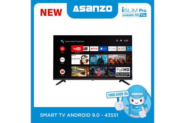 Smart Tivi Asanzo iSlim 43 inch 43S51