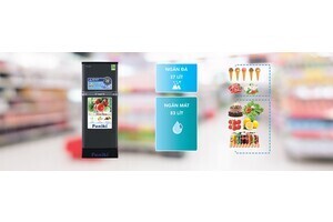 Tủ lạnh Funiki FR-126ISU tủ mini 2 cánh 126 lít không đóng tuyết - màu đen