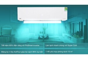 Máy Lạnh Beko Inverter 1 HP RSVC10BV-I