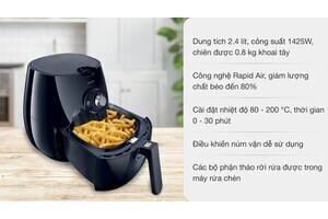 Nồi chiên không dầu Philips HD9220/20 2.4 lít