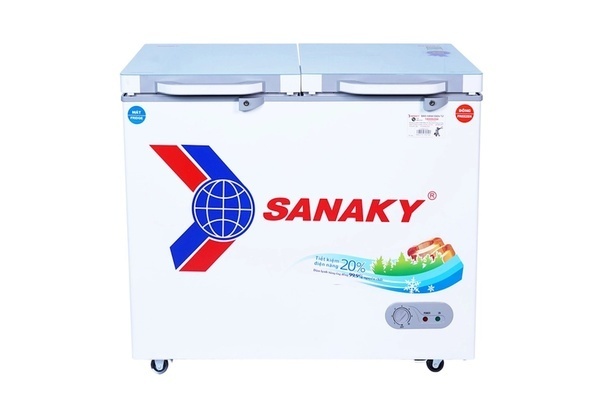 Tủ Đông Sanaky Mặt Kính Cường Lực VH-2599W2KD, 250 Lít