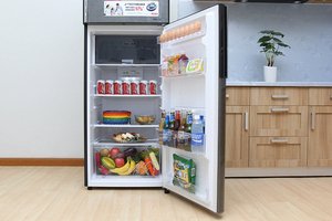 Tủ lạnh Sharp Inverter 342 lít SJ-X346E-DS - màu bạc xẫm