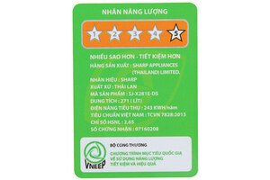 Tủ lạnh Sharp 271 lít SJ-X281E-DS