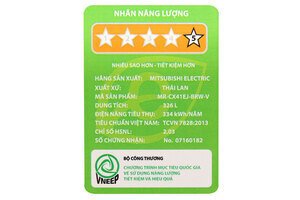 Tủ lạnh Mitsubishi Electric 326 lít MR-CX41EJ-BRW-V