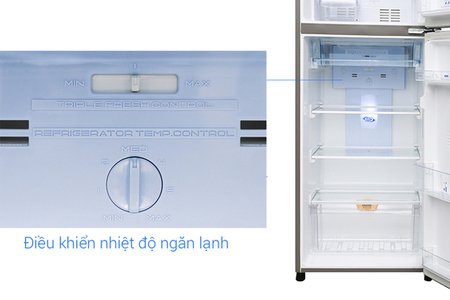 Tủ lạnh AQUA Inverter 281 lít AQR-I287BN