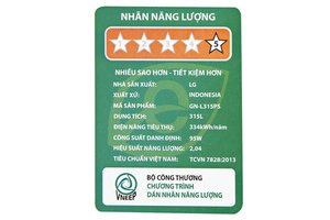 Tủ lạnh LG Inverter 315 lít GN-L315PS