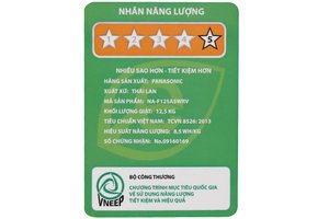 Máy giặt Panasonic 12.5 kg NA-F125A5WRV