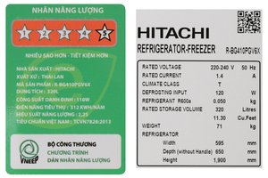 Tủ lạnh Hitachi 330 lít BG410PGV6X (GBK)