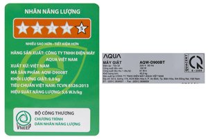 Máy giặt Aqua Inverter 9 kg AQW-D900BT N