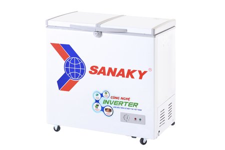 Tủ đông sanaky inverter VH-2599A3, 208 lít, 1 ngăn đông, dàn lạnh đồng