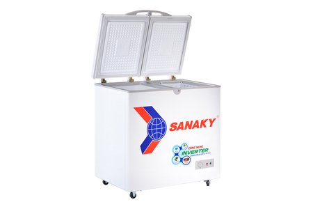 Tủ đông sanaky inverter VH-2599A3, 208 lít, 1 ngăn đông, dàn lạnh đồng