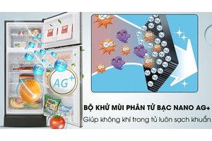 Tủ lạnh Sharp Inverter 165 lít SJ-X176E-SL