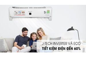 Máy lạnh Sharp Inverter 1 HP AH-XP10WHW