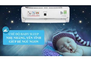 Máy lạnh Sharp Inverter 1 HP AH-XP10WHW