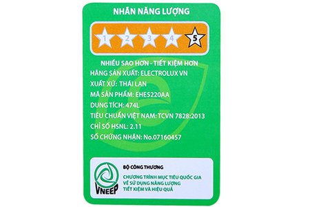 Tủ lạnh Electrolux Inverter 474 lít EHE5220AA