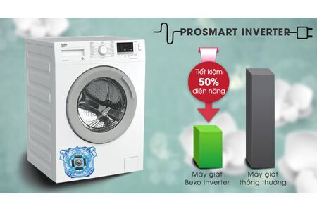 Máy giặt Beko Inverter 8 kg WTV 8512 XS0