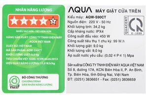 Máy Giặt Aqua 9 Kg AQW-S90CT.S