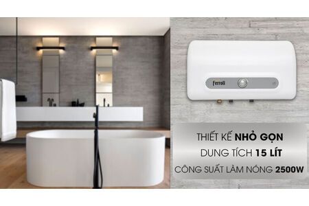 Bình nóng lạnh Ferroli QQ Evo 15L ME 15 lít