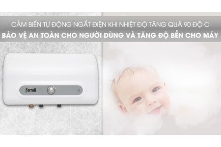 Bình nóng lạnh Ferroli QQ Evo 15L ME 15 lít