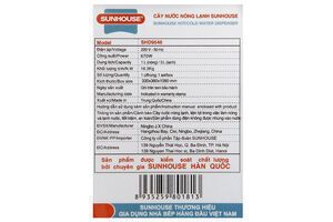 Cây nước nóng lạnh Sunhouse SHD9546
