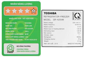 Tủ lạnh Toshiba Inverter 194 lít GR-A25VM(UKG1)