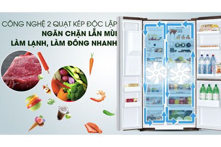 Tủ lạnh Hitachi Inverter 584 lít R-M700GPGV2X MBW