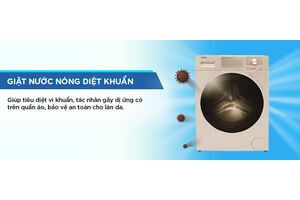 Máy giặt AQUA lồng ngang 8.5kg AQD-D850E.N