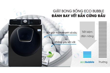 Máy giặt sấy Samsung Add Wash Inverter 19 kg WD19N8750KV/SV