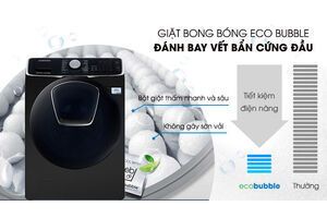 Máy giặt sấy Samsung Add Wash Inverter 19 kg WD19N8750KV/SV