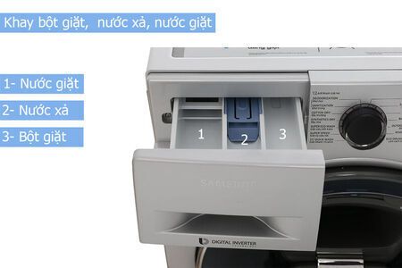 Máy giặt sấy Samsung Inverter 10.5 kg WD10K6410OS/SV