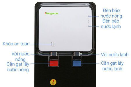 Máy lọc nước RO nóng lạnh Kangaroo KG61A3 5 lõi
