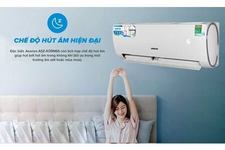 Máy Lạnh Inverter Asanzo 1HP K09N66