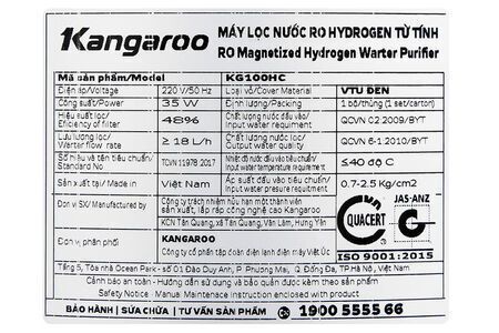 Máy lọc nước Kangaroo KG100HC 10 lõi