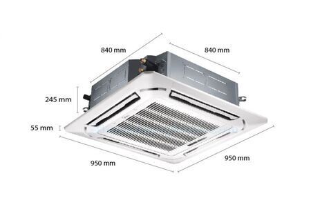 Máy lạnh âm trần Midea MCD-50CRN1 (5.5Hp) - 3 Pha