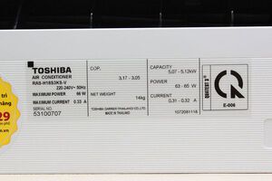 Máy lạnh Toshiba 2.0HP RAS-18S3KS-V