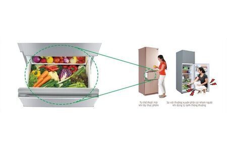 Tủ lạnh Mitsubishi Electric 326 lít MR-CX41EJ-PS-V