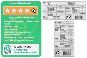 Máy Lạnh Inverter Casper 1.0HP IC-09TL32