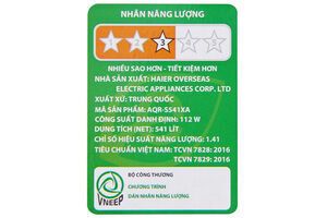 Tủ lạnh Aqua Inverter 541 lít AQR-S541XA(BL)