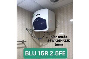Bình nóng lạnh Ariston 15L BLU 15R ( 15L vuông)