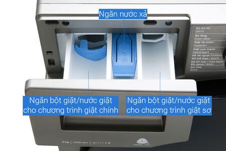 Máy giặt Beko Inverter 9 kg WCV9749XMST