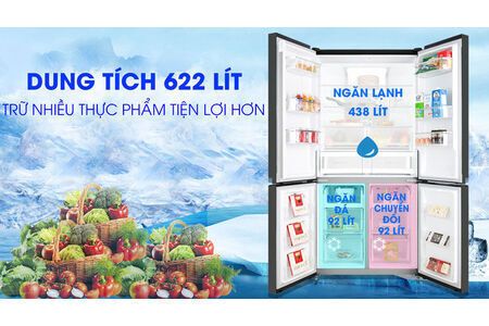 Tủ lạnh Toshiba Inverter 622 lít GR-RF690WE-PGV(24)