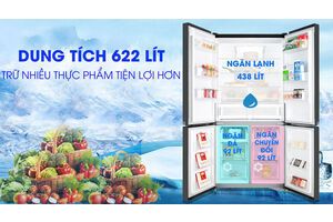 Tủ lạnh Toshiba Inverter 622 lít GR-RF690WE-PGV(24)