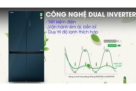 Tủ lạnh Toshiba Inverter 622 lít GR-RF690WE-PGV(24)