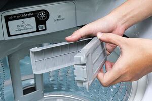 Máy giặt Samsung 9 kg WA90J5710SG/SV