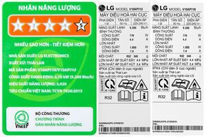 Máy lạnh LG Inverter 1 HP V10API1- có Wifi