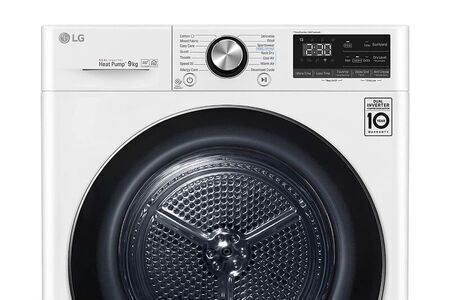 Máy sấy bơm nhiệt LG 9 Kg DVHP09W