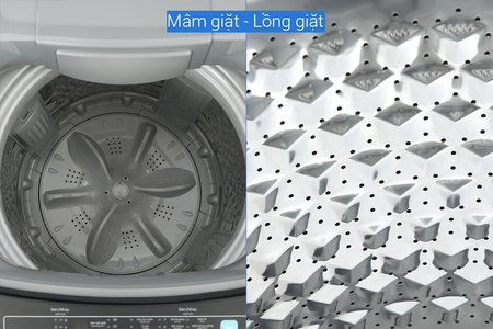 Máy giặt Casper Inverter 9.5 kg WT-95I68DGA