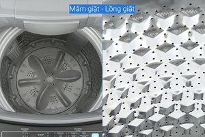 Máy giặt Casper Inverter 9.5 kg WT-95I68DGA