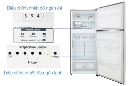Tủ lạnh LG Inverter 393 lít GN-M422PS