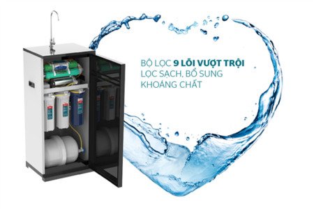 Máy lọc nước R.O 9 lõi SUNHOUSE SHA8838K